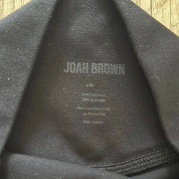 Joah Brown Black Leggings Sleek Form-Fitting Design - Picture 3 of 3